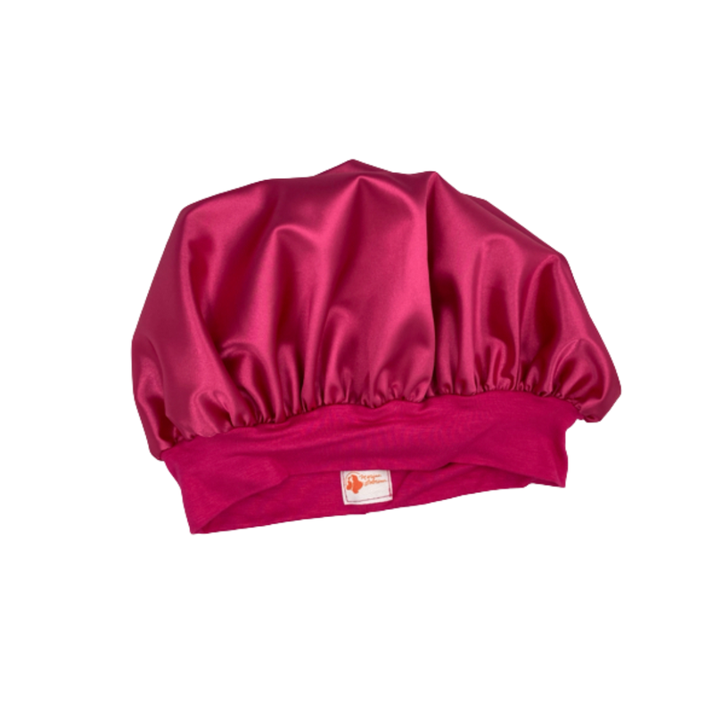 Gorro Fucsia de Saten Marina Colorina