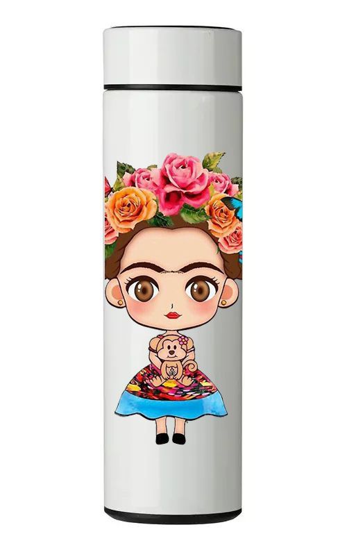 TERMO DIGITAL CON TERMÓMETRO - FRIDA - 450 ML-0