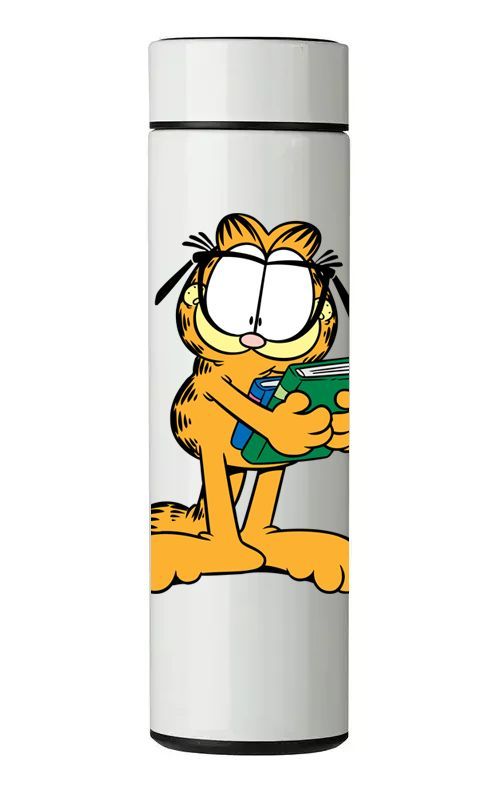 TERMO DIGITAL CON TERMÓMETRO - GARFIELD - 450 ML-0