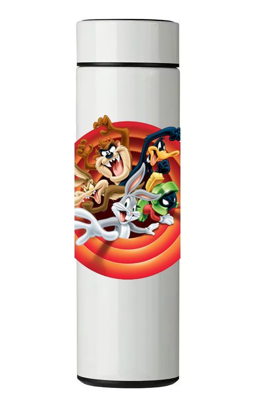 TERMO DIGITAL CON TERMÓMETRO - LOONEY TUNES (4) - 450 ML-0