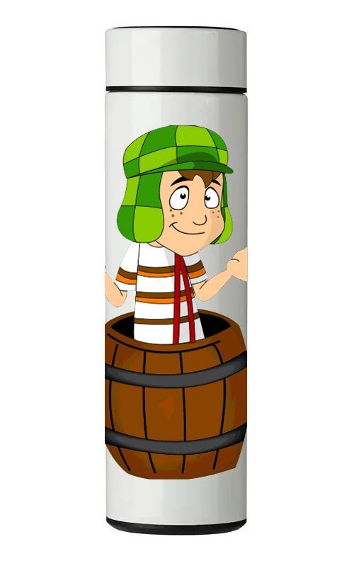 TERMO DIGITAL CON TERMÓMETRO - EL CHAVO - 450 ML-0