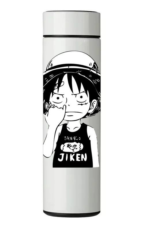 TERMO DIGITAL CON TERMÓMETRO - LUFFY - 450 ML-0