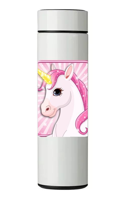 TERMO DIGITAL CON TERMÓMETRO - UNICORNIO - 450 ML-0