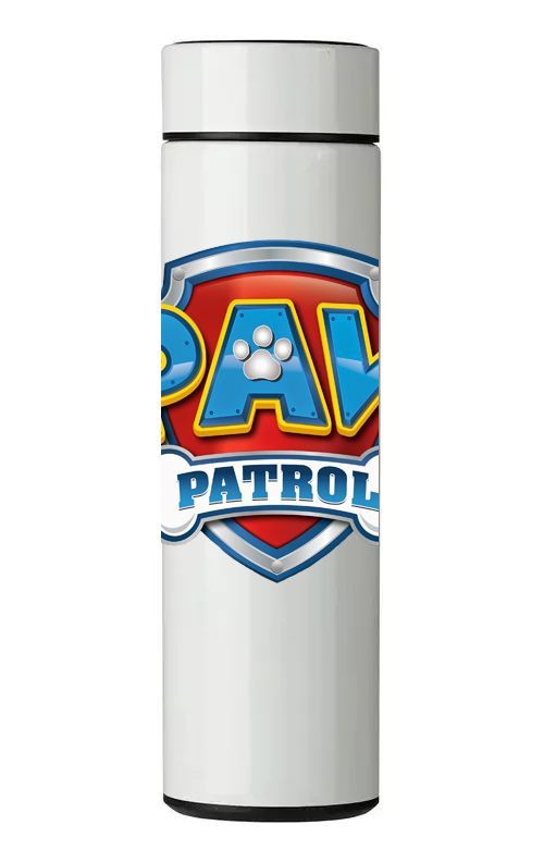 TERMO DIGITAL CON TERMÓMETRO - PAW PATROL - 450 ML-0