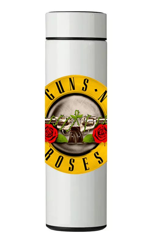 TERMO DIGITAL CON TERMÓMETRO - GUNS N´ ROSES - 450 ML-0