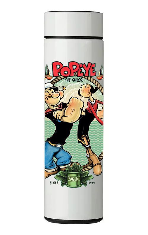 TERMO DIGITAL CON TERMÓMETRO - POPEYE - 450 ML-0