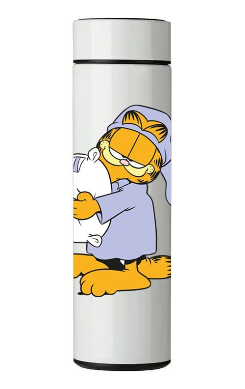 TERMO DIGITAL CON TERMÓMETRO - GARFIELD (3) - 450 ML-0