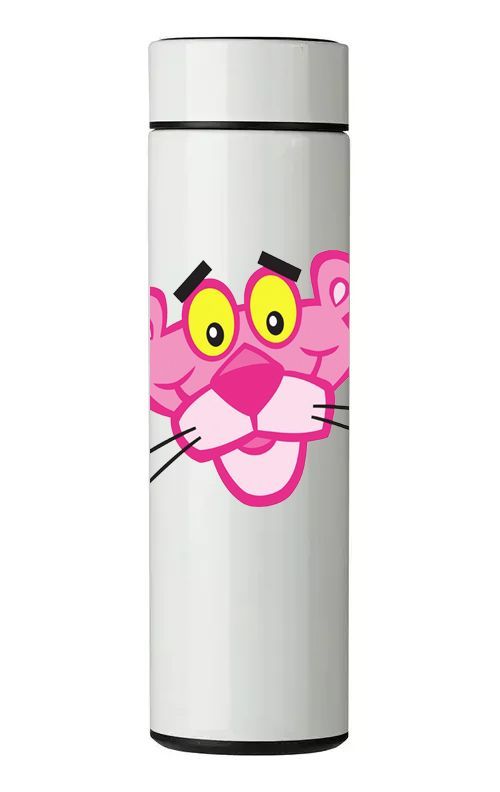 TERMO DIGITAL CON TERMÓMETRO - PANTERA ROSA (2) - 450 ML-0