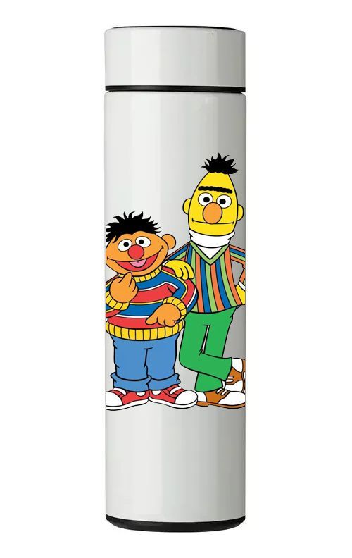 TERMO DIGITAL CON TERMÓMETRO - ELMO Y BETO - 450 ML-0