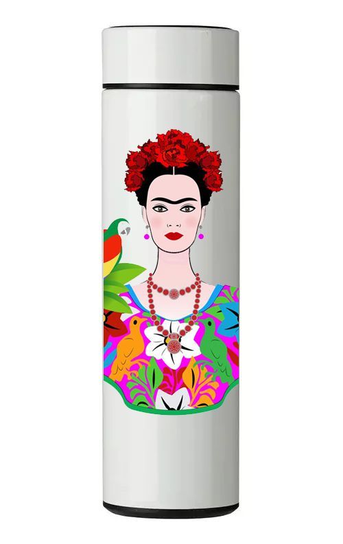 TERMO DIGITAL CON TERMÓMETRO - FRIDA (2) - 450 ML-0