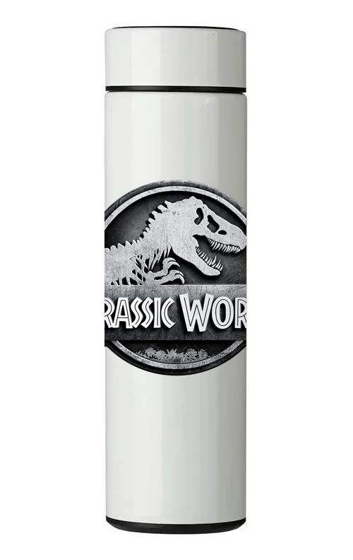 TERMO DIGITAL CON TERMÓMETRO - JURASSIC WORLD - 450 ML-0