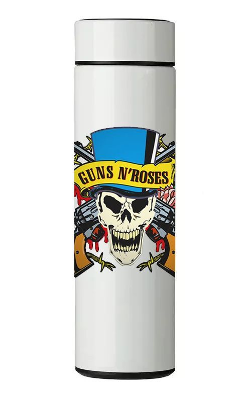 TERMO DIGITAL CON TERMÓMETRO - GUNS N´ ROSES (2) - 450 ML-0