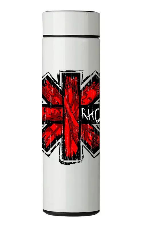 TERMO DIGITAL CON TERMÓMETRO - RED HOT CHILI PEPPERS - 450 ML-0