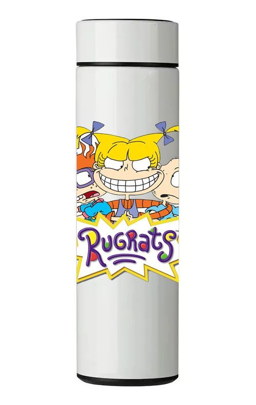 TERMO DIGITAL CON TERMÓMETRO - RUGRATS - 450 ML-0