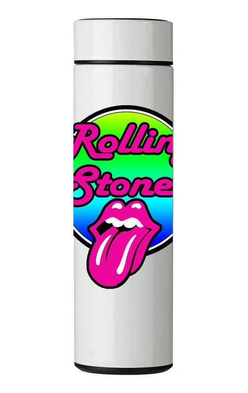 TERMO DIGITAL CON TERMÓMETRO - ROLLING STONES (2) - 450 ML-0