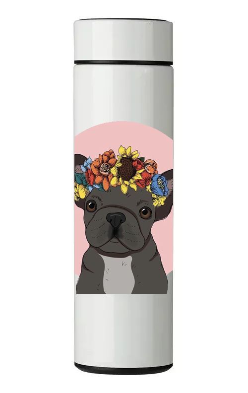 TERMO DIGITAL CON TERMÓMETRO - PERRITO - 450 ML-0