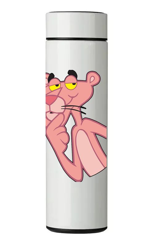 TERMO DIGITAL CON TERMÓMETRO - PANTERA ROSA - 450 ML-0