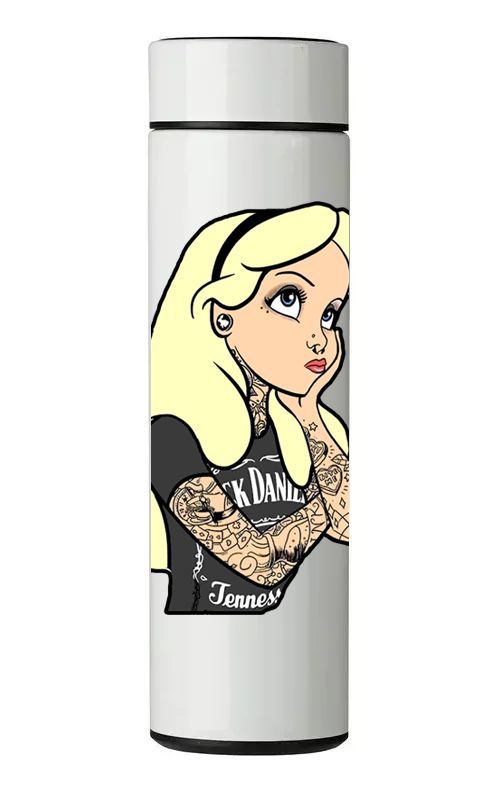 TERMO DIGITAL CON TERMÓMETRO - ALICIA ROCK- 450 ML-0