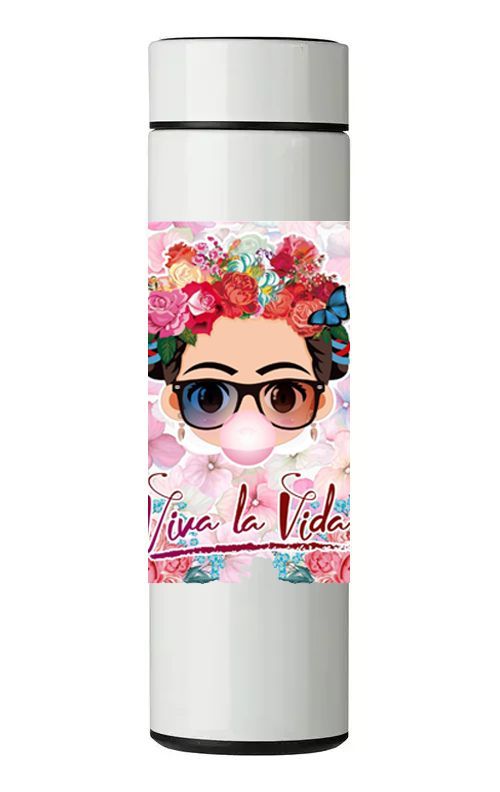 TERMO DIGITAL CON TERMÓMETRO - FRIDA - 450 ML-0