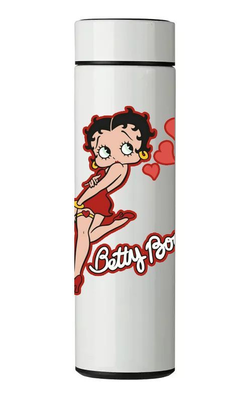 TERMO DIGITAL CON TERMÓMETRO - BETTY BOOP - 450 ML-0