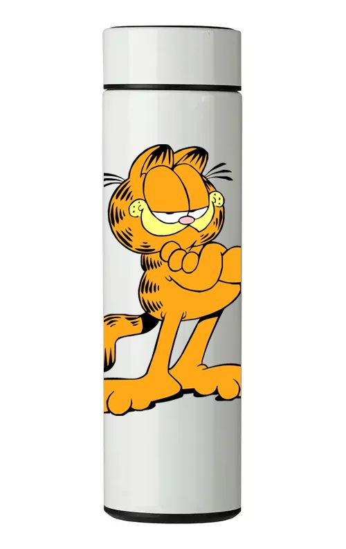 TERMO DIGITAL CON TERMÓMETRO - GARFIELD (4) - 450 ML-0