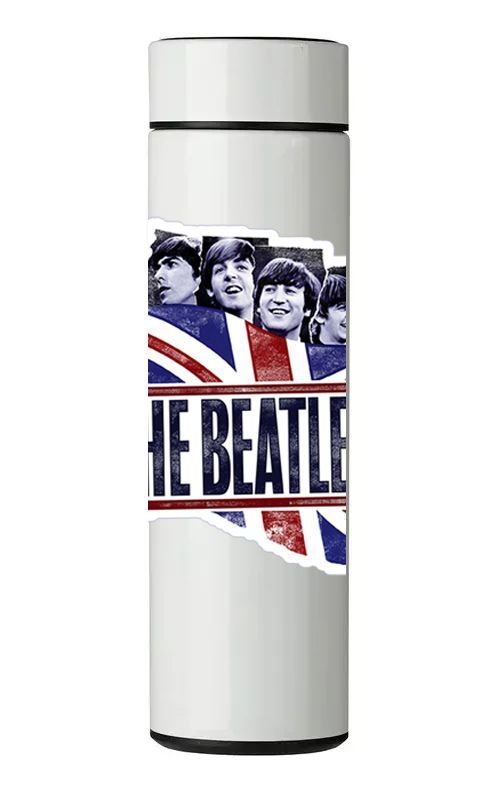 TERMO DIGITAL CON TERMÓMETRO - THE BEATLES - 450 ML-0