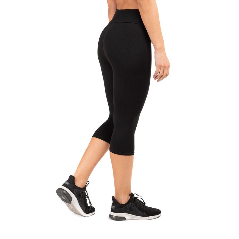 Calza Deportiva Yoga Negra-1