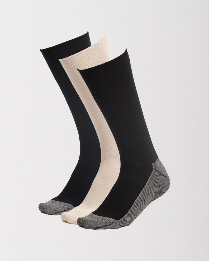 CALCETINES , BAMBOO /COBRE  HOMBRE   6 UNID-1