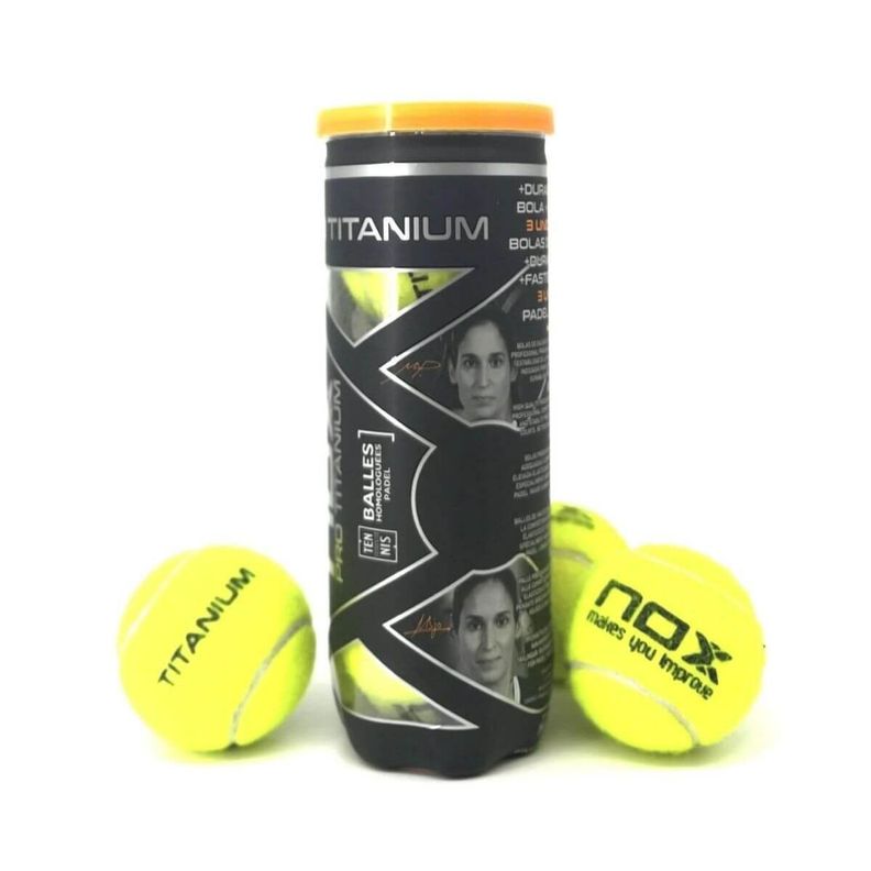 Tarro de pelota Nox Titanium Pro X3 - 1 Unidad-1