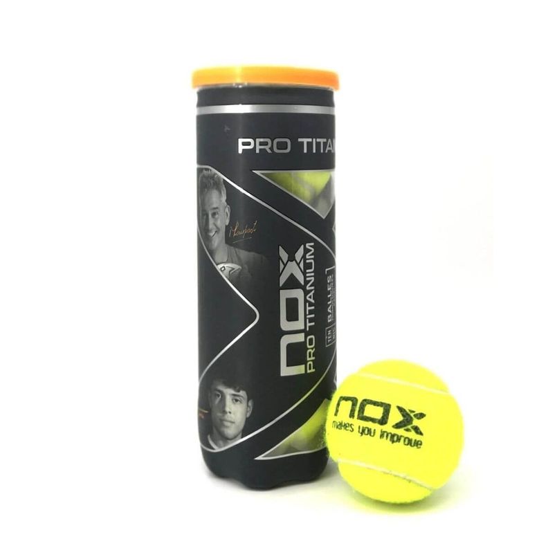 Tarro de pelota Nox Titanium Pro X3 - 1 Unidad-0