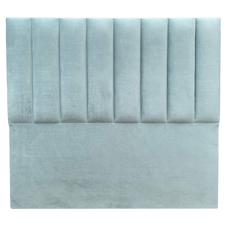Respaldo Tubular Vertical Felpa Menta - 1.5 Plazas-0