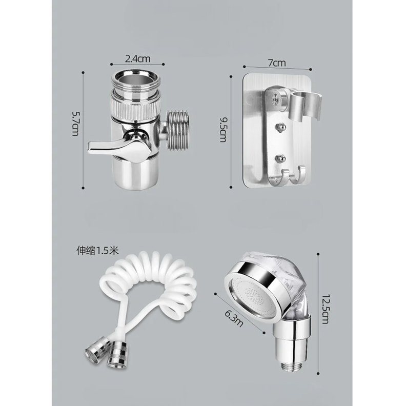 Ducha árabe grifo universal grifo extensor ducha bidet -2