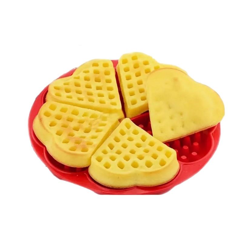 Molde silicona para airfryer freidora redondo wafles-0