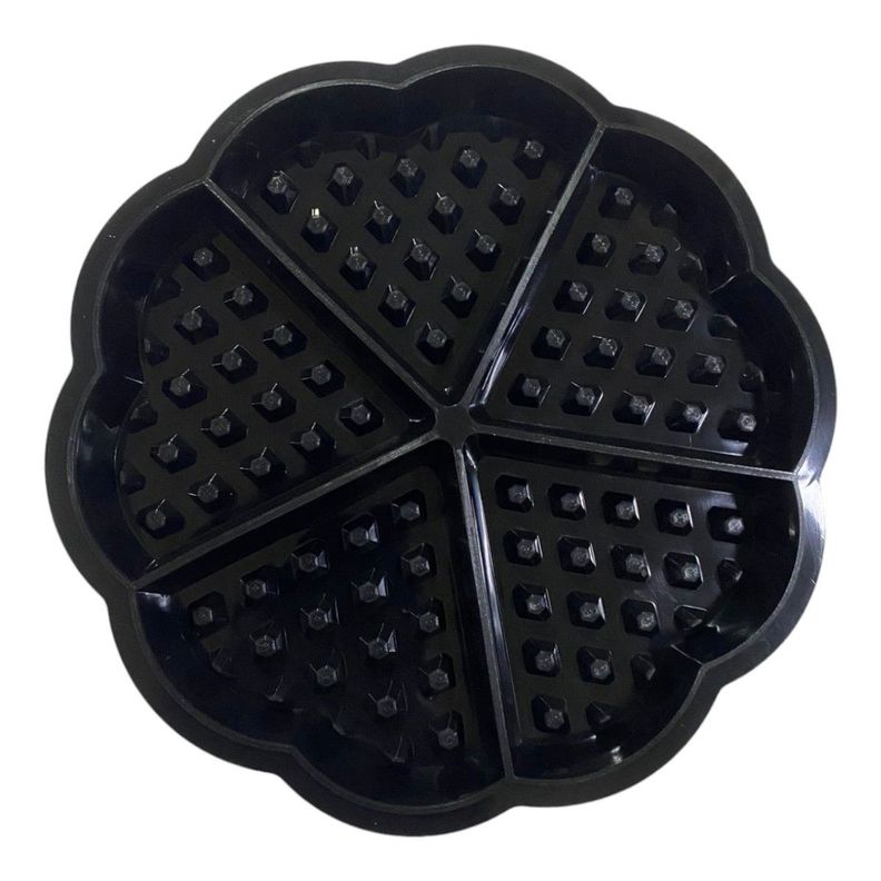 Molde silicona para airfryer freidora redondo wafles-1