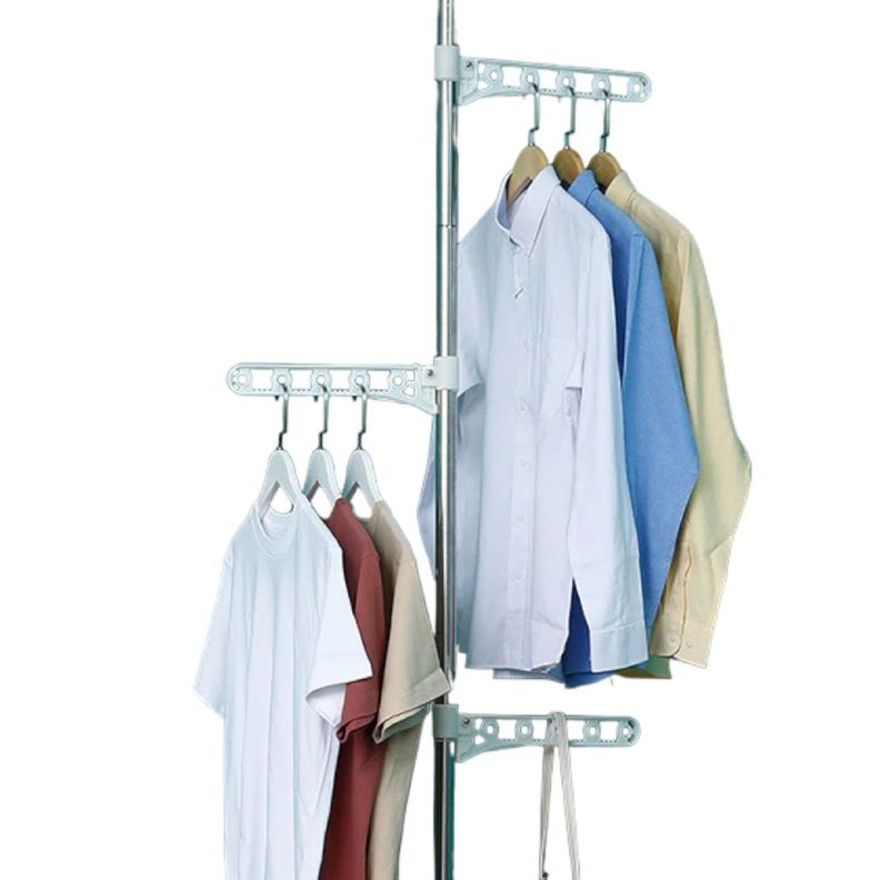 Tendedero colgador de ropa vertical tendedero retractil -0