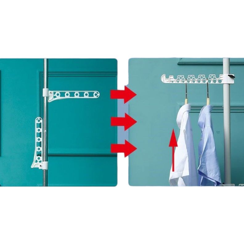 Tendedero colgador de ropa vertical tendedero retractil -3