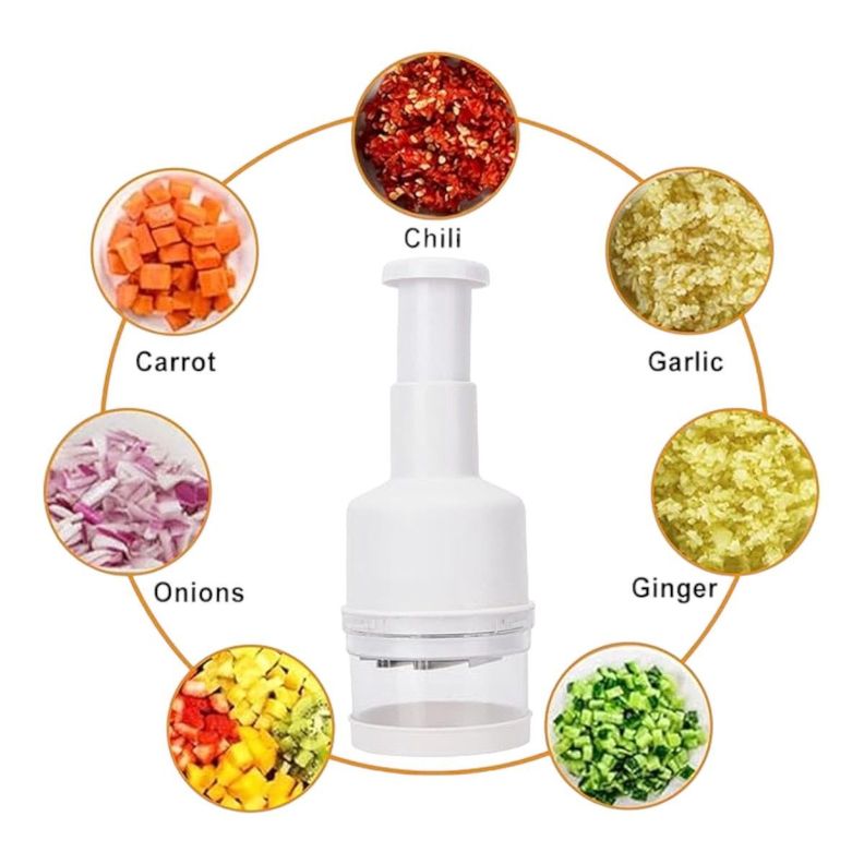 Picador de verduras manual cortador de cebolla chopper-5