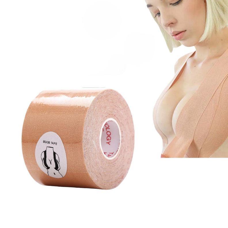 Cinta adhesiva levanta busto Boob tape-0
