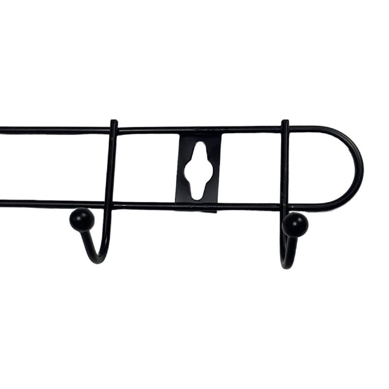 2 colgador perchero aluminio de pared para toalla ropa-2