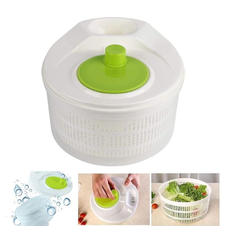 CENTRIFUGA DE VERDURAS SECADOR DE LECHUGA SECADOR DE VERDURAS 3LTS-1