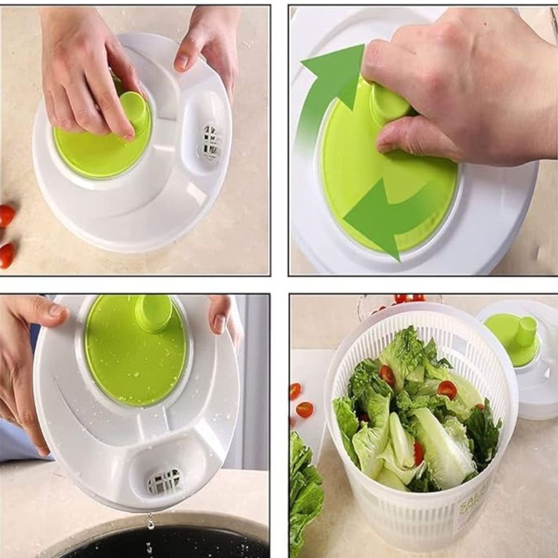 CENTRIFUGA DE VERDURAS SECADOR DE LECHUGA SECADOR DE VERDURAS 3LTS-6