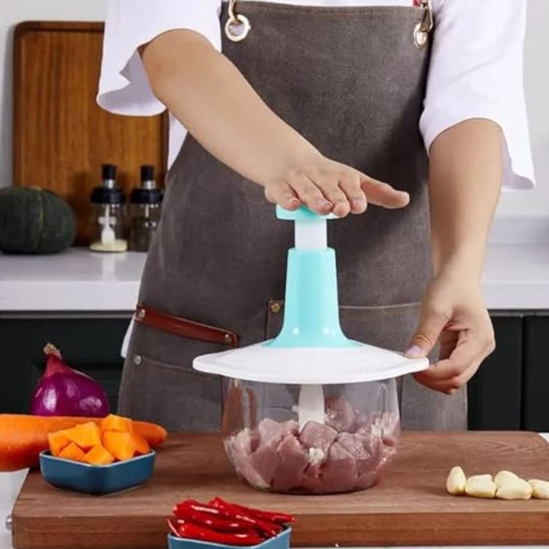 PICADOR DE VERDURAS MANUAL CORTADOR DE CEBOLLA 2 LITROS-6