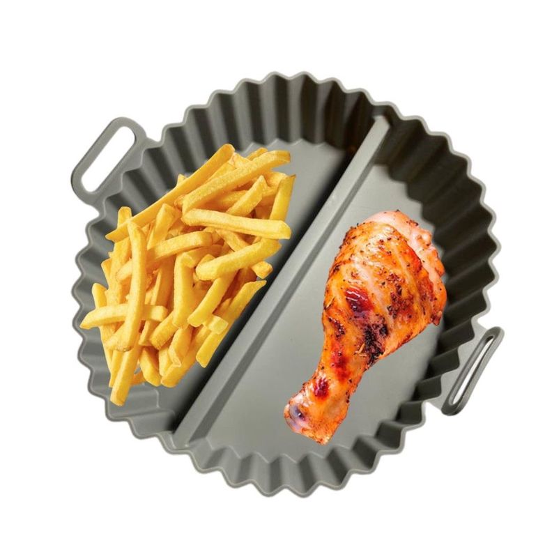 Forro silicona para airfryer freidora silicona con división-0