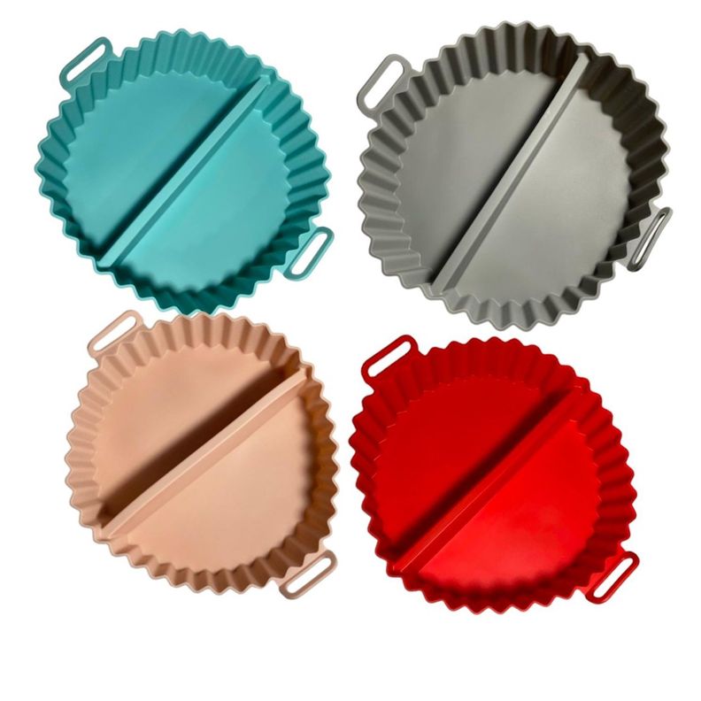 Forro silicona para airfryer freidora silicona con división-5