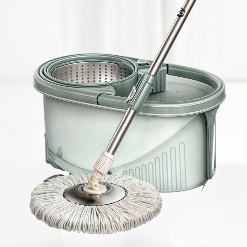 MOPA 360° TRAPEADOR TRAPERO MICROFIBRA LIMPIADOR +CENTRIFUGA-1