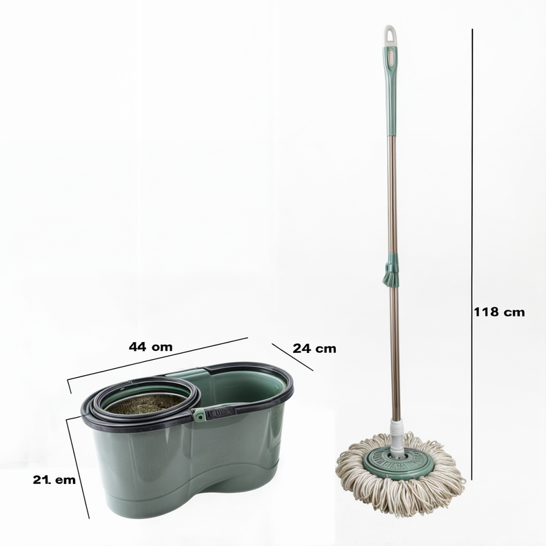 MOPA 360° TRAPEADOR TRAPERO MICROFIBRA LIMPIADOR +CENTRIFUGA-2