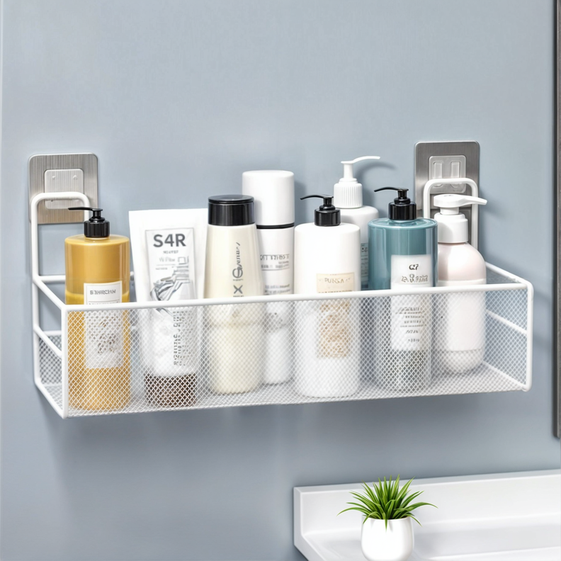 ORGANIZADOR DUCHA COCINA REPISA DUCHA ACCESORIOS BAÑO CESTA-3