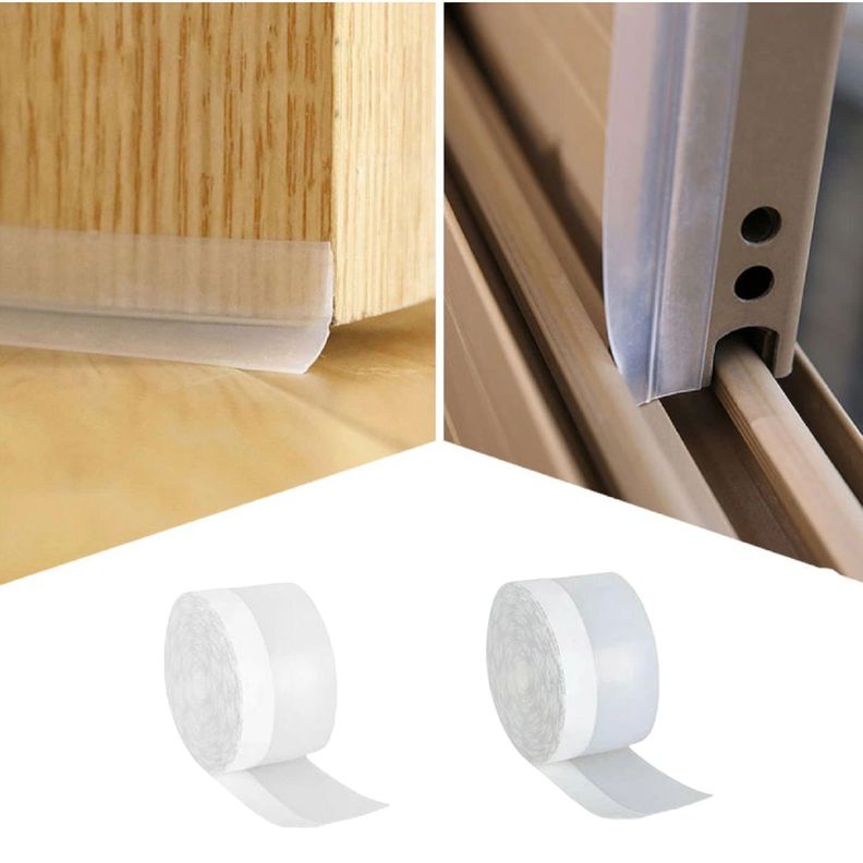 4 cinta aislante silicona para puertas ventanas ducha rollos cinta de aislar -2