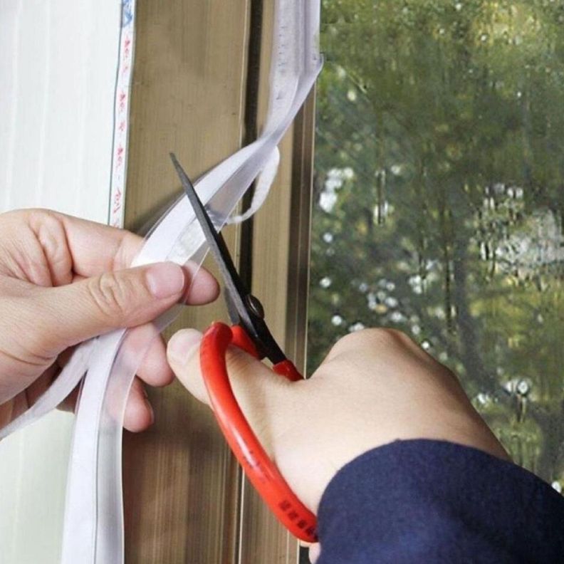 4 cinta aislante silicona para puertas ventanas ducha rollos cinta de aislar -6