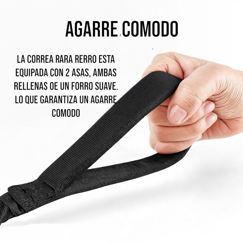 Correa perro correa flexi anti tirones resistente mascotas-2